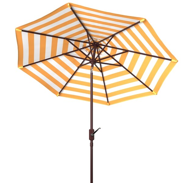 SAFAVIEH Athens Inside Out Striped 9-foot Outdoor Umbrella
