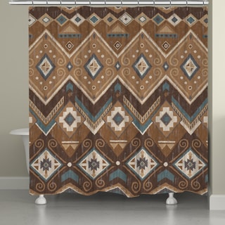 Laural Home Aztec Shower Curtain