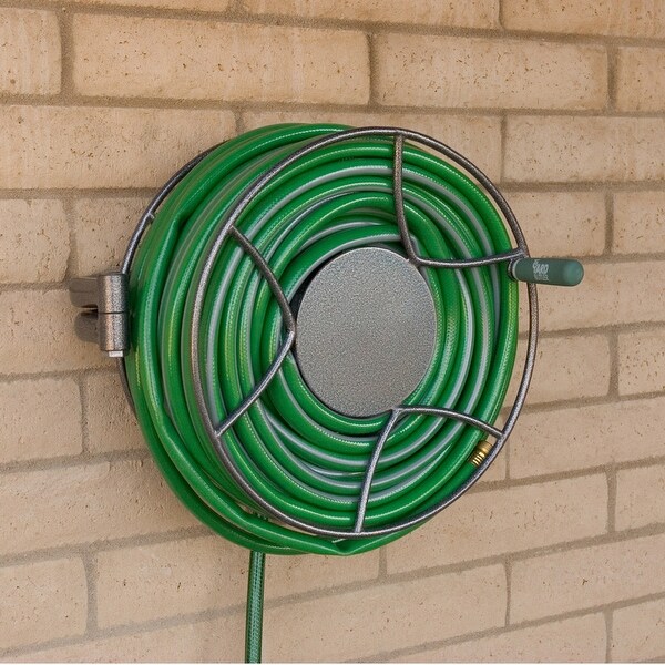 Yard Butler Wall Mounted Swivel Hose Reel - N/A