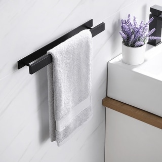 16-Inch Modern Adhesive Towel Bar