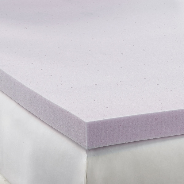 Loftworks 2 inch Lavender infused Deep Sleep Therapy Extra Soft Mattress Foam Mattress Topper