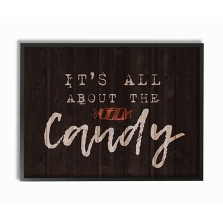 Its All About the Candy Framed Giclee Texturized Art