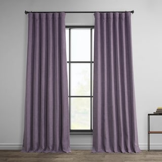 Porch & Den Milazzo Faux Linen Room Darkening Curtain (1 Panel)