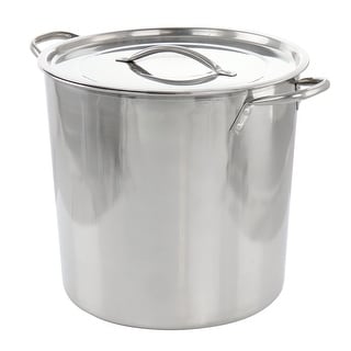 Gibson Everyday Whittington 16 Quart Stainless Steel Stock Pot with Lid