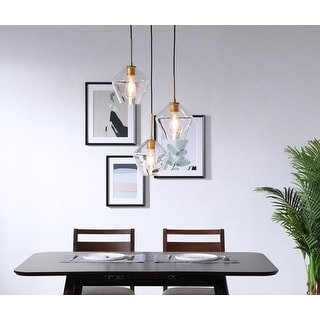 Gerald 3-Light Glass Pendant