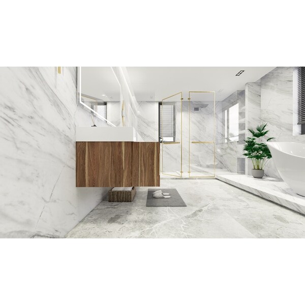 Bethany 60" Wall Mounted Vanity with Reinforced Acrylic Sink