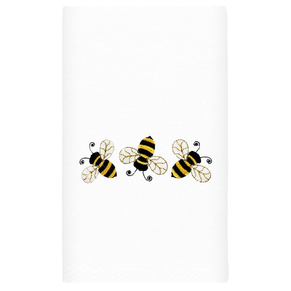 Authentic Hotel and Spa Bee Dance - Embroidered Luxury 100% Turkish Cotton Hand Towel