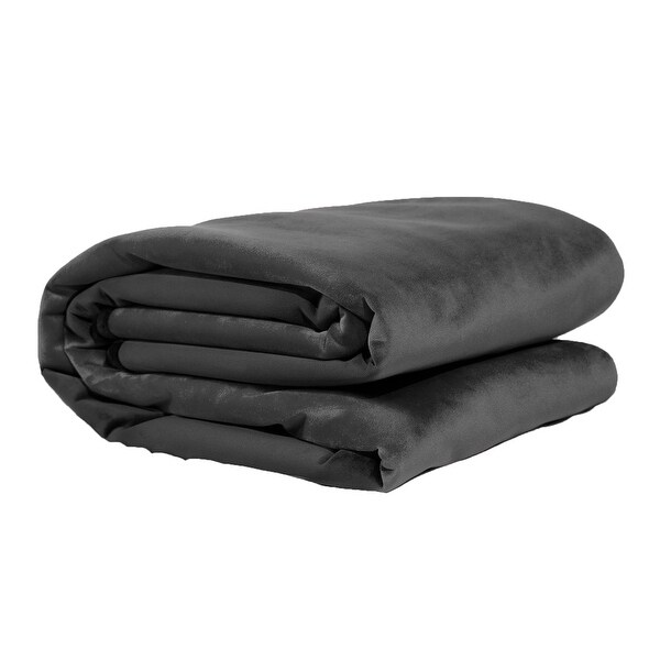 Avana Waterproof Throw Blanket - Microvelvet Black
