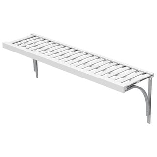 ClosetMaid Ventilated 48 x 12" Home Storage Versatile Closet Shelf Unit, White - 21.8