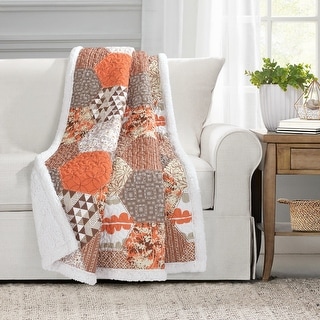 Lush Decor Briley Sherpa Throw