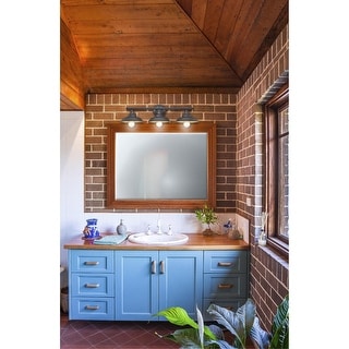 Westinghouse Iron Hill Three-Light Indoor Wall Fixture - 3-Light