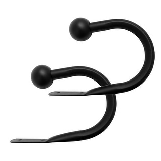 Chicology Holdbacks, Curtain & Drapery Rod Tie Backs & Hardware, Essential - Set of 2