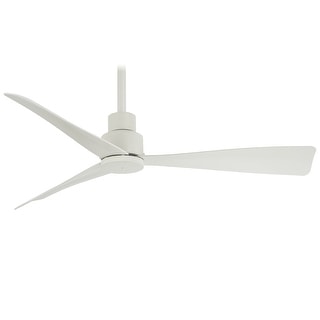 Simple 44" Led Ceiling Fan in Flat White finish w/ Flat White blades by Minka Aire