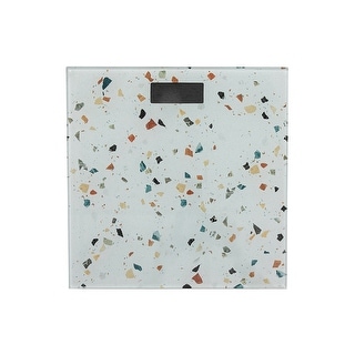 Digital Glass Body Scale (Square - Terrazzo) - Multi