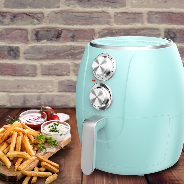 Brentwood 3.2 Quart Electric Air Fryer in Turquoise