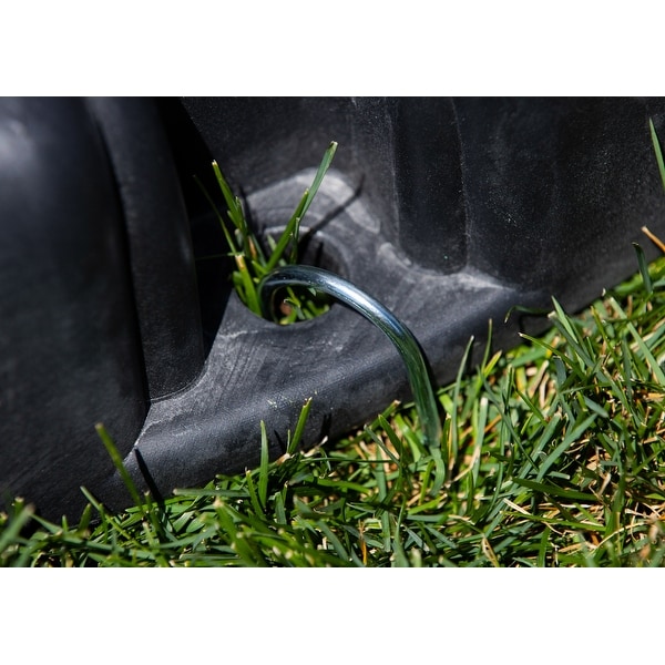 Tetherball Set with Fillable Base - Black/Yellow