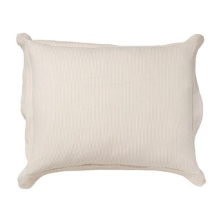 Connie Taupe Cotton Seersucker Sham