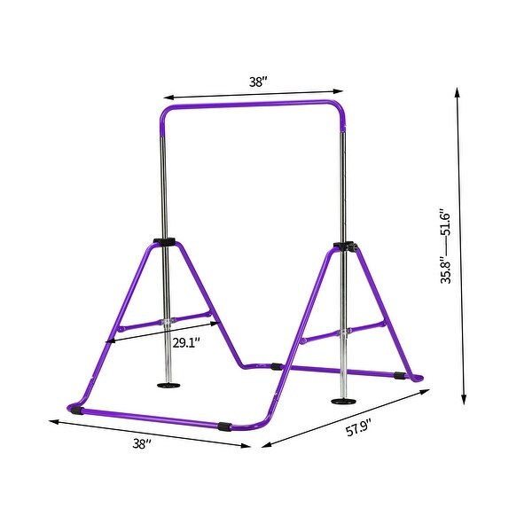 Gymnastics Bars Kids Kip Junior Training Folding Horizontal Bars