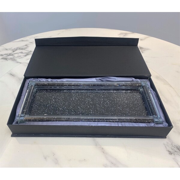 3 Piece Toothbrush Holder Square Soap Dispenser Exquisite Glass