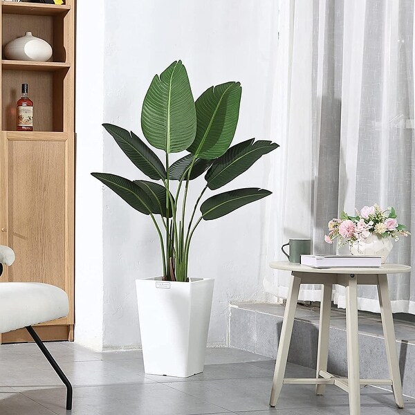 Pre-potted Artificial Bird of Paradise Palm Tree