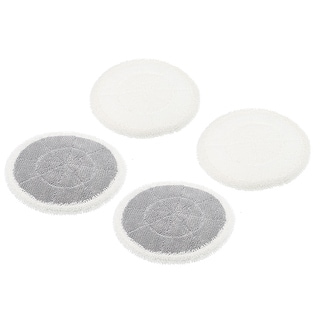 Steam Mop Pads for S7000AMZ S7001 Steam Mop (Black Gray,White, Pack of 4)
