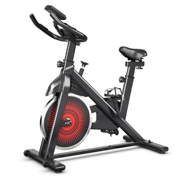 SuperFit Indoor Cycling Stationary Bike Silent Belt Drive Adjustable - See Details