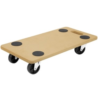 Mount-It! Small Platform Wooden Mover Dolly