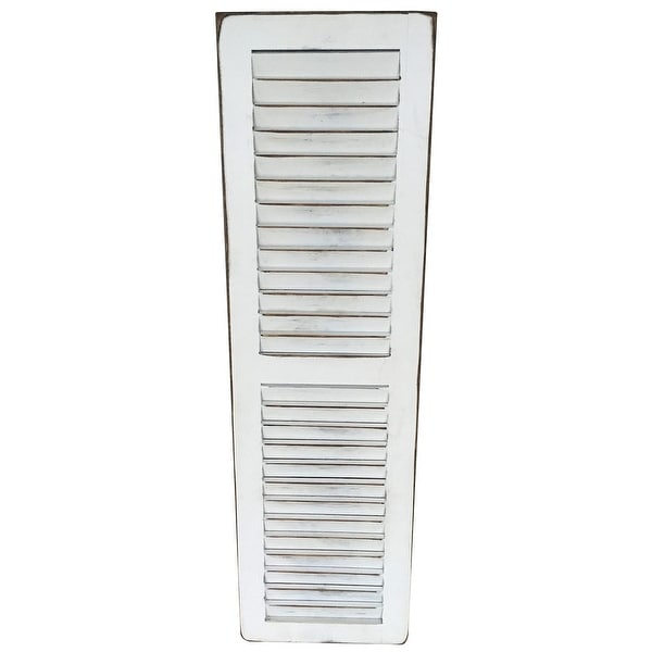 Set of 2 Country-Style Decorative 4' Louver Shutters