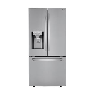 LG LRFXS2503S 25 cu.ft. 3 Door French Door, 33" Standard Depth, Ice & Water Dispenser, Slim Door Ice, PrintProof Stainless Steel