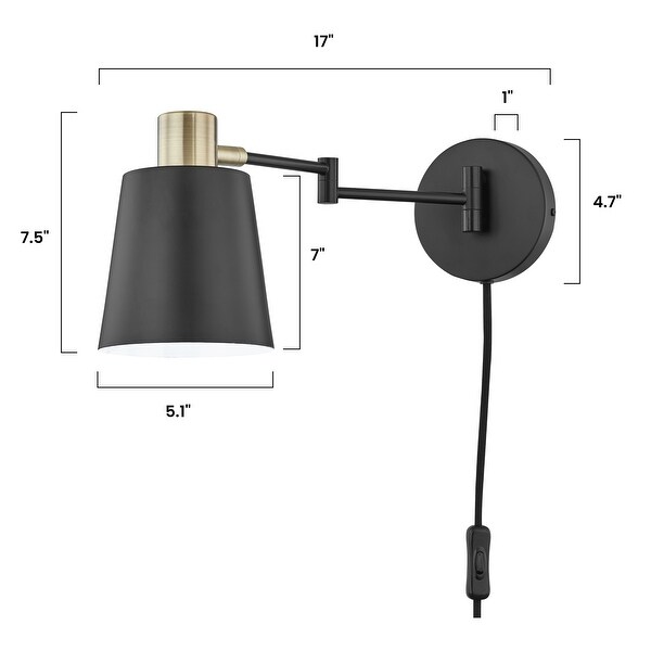 Light Society Alexi Plug-In Wall Sconce