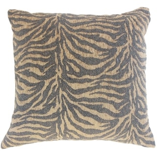 Set of 2 Ksenia Animal Print Throw Pillows in Tiger