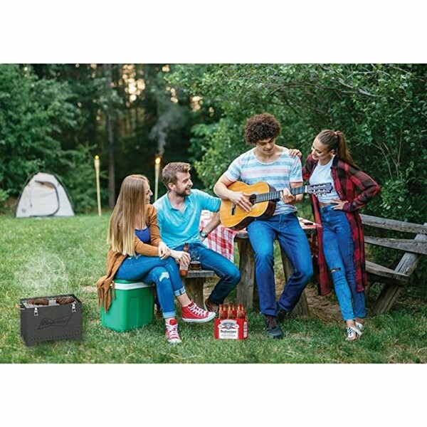 Budweiser Barbeque Charcoal Small Grill Set - Black|Assemble