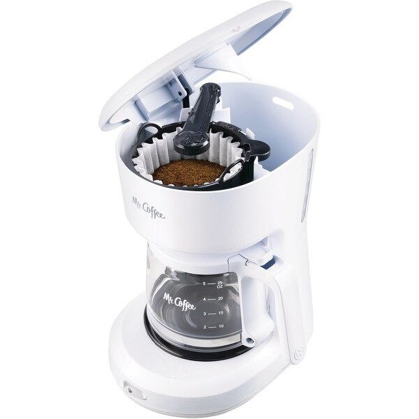 Mr. Coffee 5-Cup White Switch Coffee Maker - 1 Each