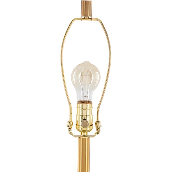 Alaysha Bronze Floor Lamp with USB Port - 62"H x 16"W x 16"D