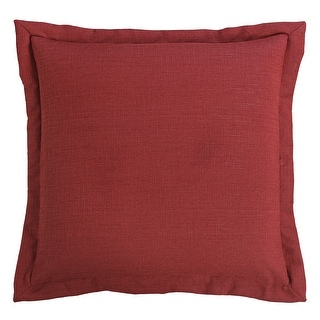 Paseo Road by HiEnd Accents Ruidoso Garnet Red Flanged Euro Sham, 27"x27"