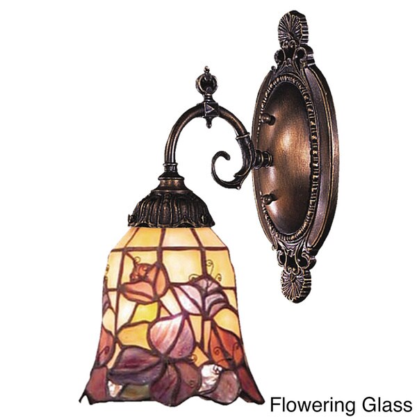 Mix-N-Match Tiffany Bronze Multiple Styles 1-light Sconce