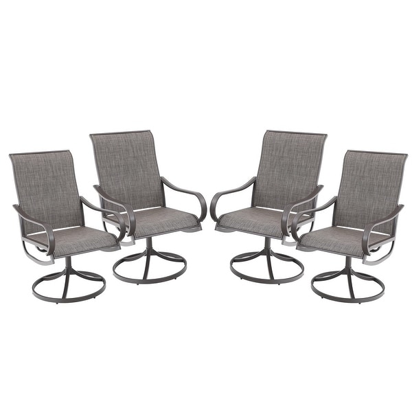 Swivel and Rocker Patio Bistro Dining Chair