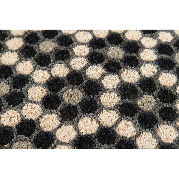 Novogratz by Momeni Aloha Hexagon Tile Coir Doormat
