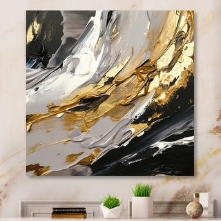 Designart "Mystery Awakening VI" Abstract Painting Canvas Wall Art