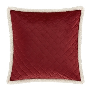 Five Queens Court Cozy Sherpa Euro Quilted Sham