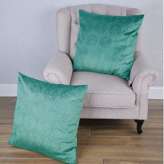 Tonopah Ikat Velvet Throw Pillow Cover Set, NO INSERT