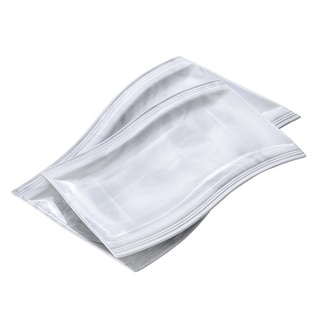 MALACASA Flora 2 Piece Marble Grey Serving Plates