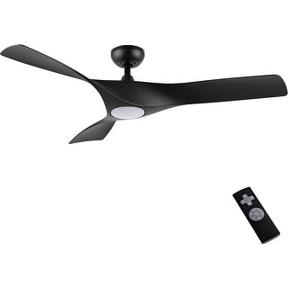 WINGBO 52" Ceiling Fan with Lights and Remote Noiseless Reversible DC Motor - N/A