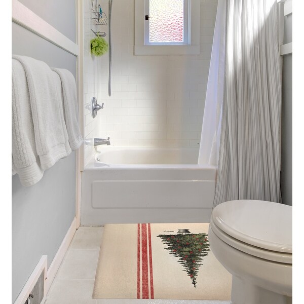 TREE IVORY Bath Rug By Kavka Designs