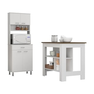 Cala 2 Piece Kitchen Set, Kitchen Island - Kitchen Pantry - N/A