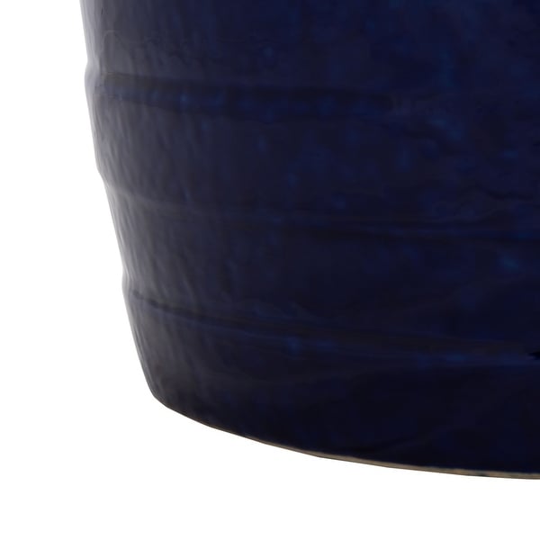 SAFAVIEH Katrice Indoor/ Outdoor Blue Ombre Ceramic Decorative Garden Stool