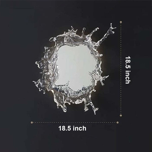 Water Splash Mirror Wall Light