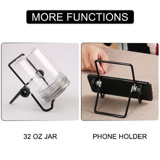 4 Pcs Mason Jar Seed Sprouting Stands Metal Holder