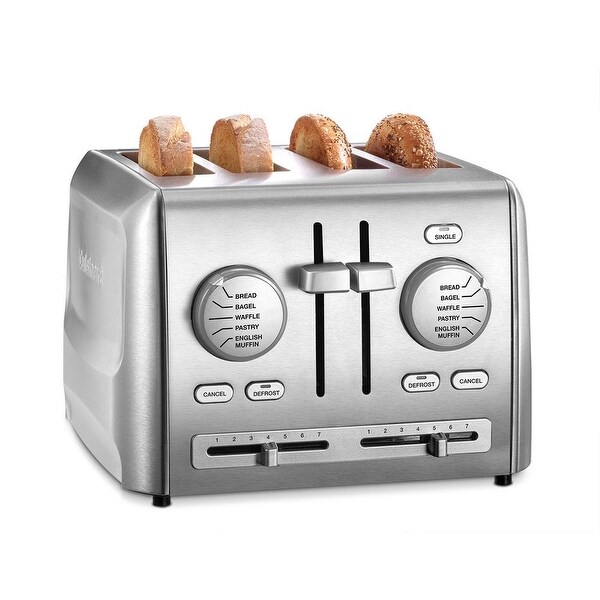 Cuisinart CPT-640 4-Slice Metal Toaster, Stainless Steel
