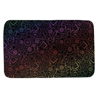Color Lines RPG Pattern Bath Mat